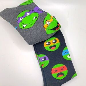TEENAGE mutant Ninja turtles crew socks 2 pack